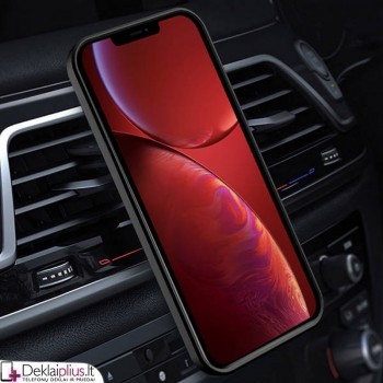 Smūgiams atsparus dėklas su žiedu ir  kameros apsauga - raudonas (Apple Iphone 13 Pro)